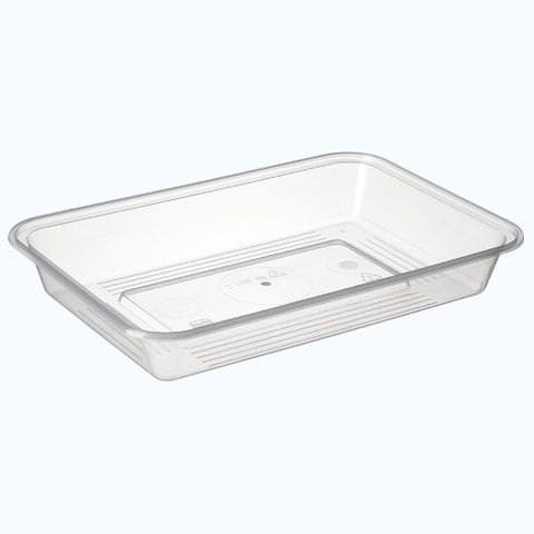 Bonson 700ml Wide Base 220x149&times;33mm Container 100Slve