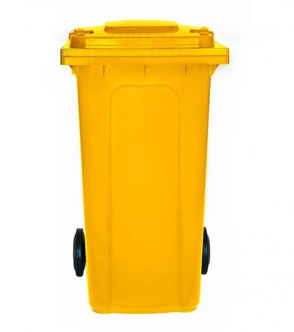 Stowers Wheelie Bin Yellow 240 Litre