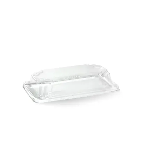 Biopak PLA Small Sushi Tray Lid 50 units per slve