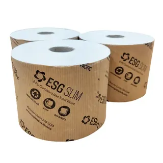 ESG Slim 3-Roll Controlled Use Toilet Paper / 800 sht / 36 units per ctn