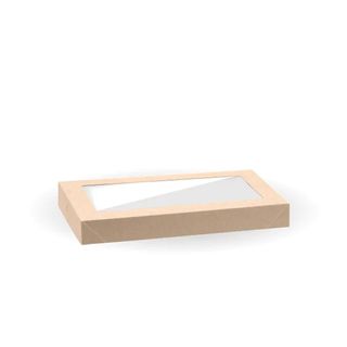 Biopak Extra Small Bioboard Catering Tray PLA Window Lid ea