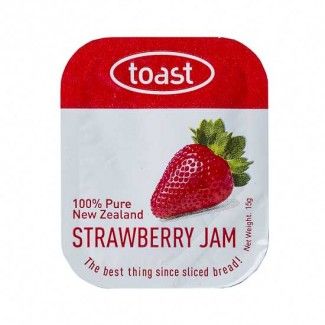 Healthpak Toast Strawberry Jam Ecostick 100 ctn