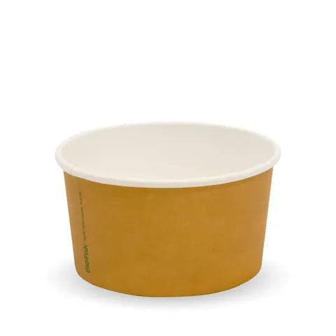 Biopak 150ml / 5oz Ice Cream BioCup 50 units per slve