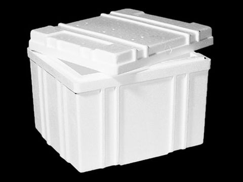 33.5L Polystyrene Chill Box With Lid 465Lx400Wx360mmH
