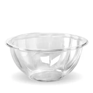 Biopak 1,080ml / 32oz Clear Salad BioBowl 50 units per slve