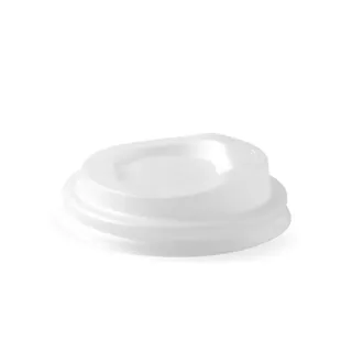 Biopak 62mm / 4oz Opaque PLA BioCup Lid 50 units per slve