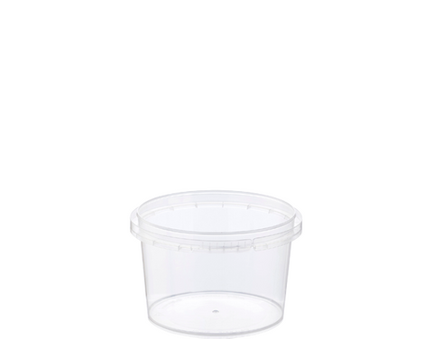 MPM 210ml Locksafe® Round Container | Clear 50 units per slve