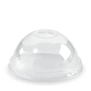 Biopak 300-700ml Dome X-Slot Lid Clear BioCup Lid 100 units per slve
