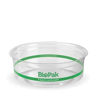 Biopak 240ml Clear BioBowl 50 units per slve