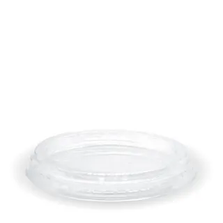 Biopak 60-280ml Flat Clear BioCup Lid 50 units per slve