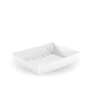 Biopak BioBoard White Tray #3 125 units per slve