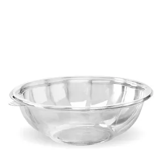 Biopak 840ml / 24oz Clear Salad BioBowl 50 units per slve