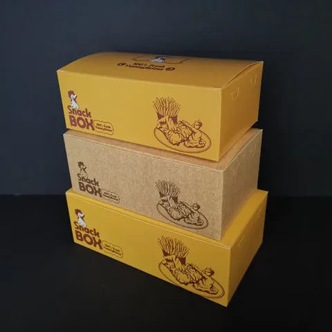 GloryPac Xtra Large Snack Box 225X120X80mm 25Bundle