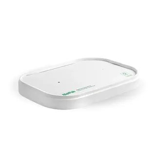 Biopak 500-1,000ml White Paper BioBoard Takeaway Lid 25 units per slve