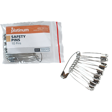 Platinum Safety Pins