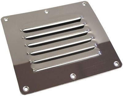VENT LOUVERED SS 127X115MM