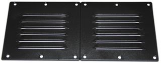 VENT LOUVERED NYL 255X155MM BLACK