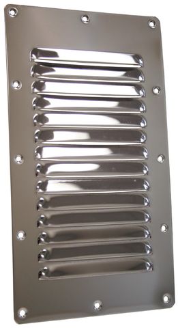 VENT LOUVERED SS 127X227MM