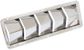 Stainless Steel Louvered Engine Room Vents - Standard