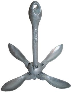 ANCHOR FOLDING GRAPNEL GALV 1.5KG