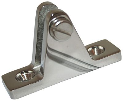 316G S/Steel Mirror Polished Deck Mounts Flat Base