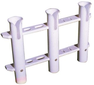 ROD STORAGE RACK VERTICAL WH PVC 3