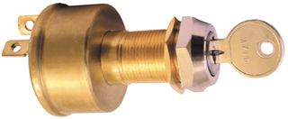 IGNITION SWITCH BRASS 12V OFF/ON/START