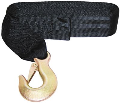 Trailer Winch Webbing Strap with Snap Hook