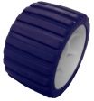 WOBBLE ROLLER RIBBED BLUE 75X100