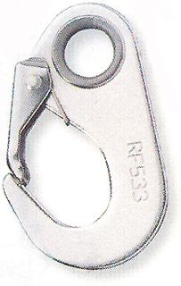 RF533 HOOK SS FERRULED EYE