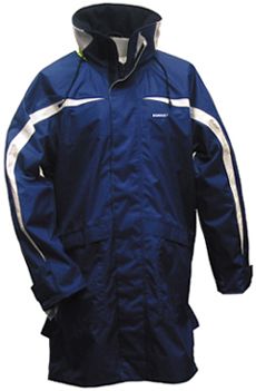 Burke Super Dry 3/4 Jacket - Blue White Water Resistant Fishing Jacket