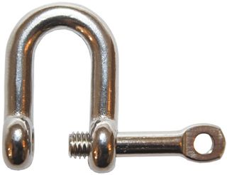 SHACKLE SS DEE CAPTIVE 6MM