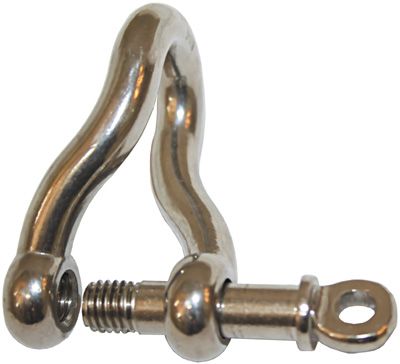 Generic Stainless Steel Twisted Dee Shackle