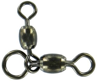 SWIVEL FISH BLK CRANE  3W 1+2 100/PK