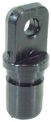 Black Nylon Canopy Fittings Bow Ends