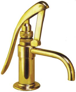 FYNSPRAY GALLEY PUMP LEVER POL BRASS