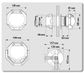 Contest 130 Bulkhead Mount Compasses
