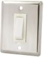 Electric Light Switch - Flush Mount Stainless Steel