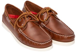 BURKE FLINDERS DECK SHOE BROWN 40