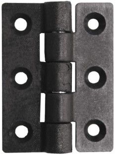 HINGE BUTT NYL BLACK 45X33MM