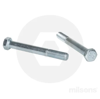 M12-1.25x100mm CL8.8 METRIC FINE HEX HD BOLT ZP #MX