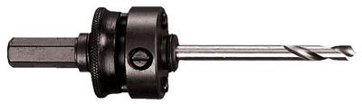 ARBOR w/HSS PILOT DRILL 92mm s/HOLE SAWS 32-210mm A2E STARRETT