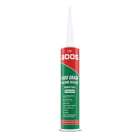 CRC ADOS FOOD GRADE SILICONE SEALANT TRANSLUCENT 300G