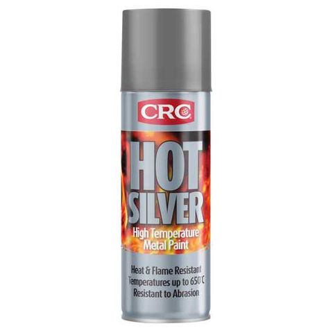 CRC HOT SILVER HIGH TEMP PAINT 400ml AEROSOL