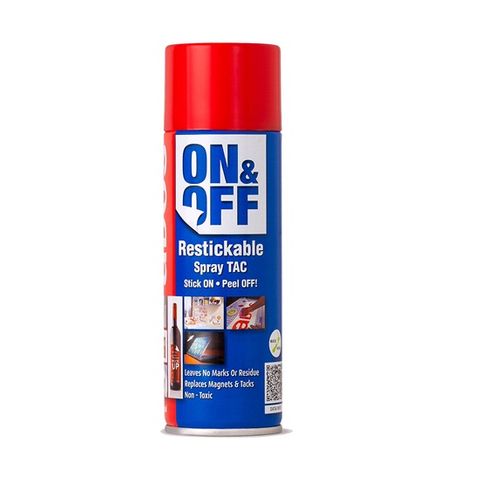 ADOS ON & OFF RESTICKABLE SPRAY TAC 210ml AEROSOL