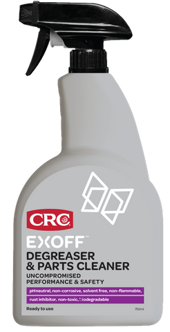 CRC EXOFF DEGREASER & PARTS CLEANER 750ml TRIGGER BOTTLE