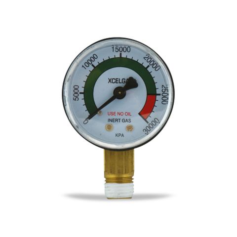 XCELGAS XG-OXGLP OXYGEN GAUGE LOW PRESSURE
