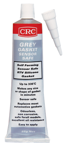 CRC GREY 330C HI-TEMP RTV SILICONE GASKET SENSOR SAFE 85g TUBE