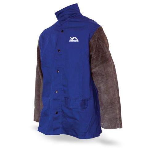 WELDING JACKET (XXL) LIGHTWEIGHT STEEL BLUE XCEL-ARC