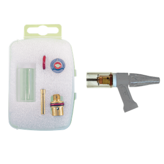 2.4mm  PYREX SHORT GAS LENS KIT 9-20 TORCH